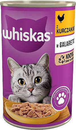 Whiskas CAT Adult Karma mokra z kurczakiem (galaretka) op. 400g