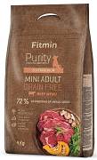 Fitmin DOG Adult Mini Purity Grain-Free Beef Karma sucha z wołowiną op. 4kg