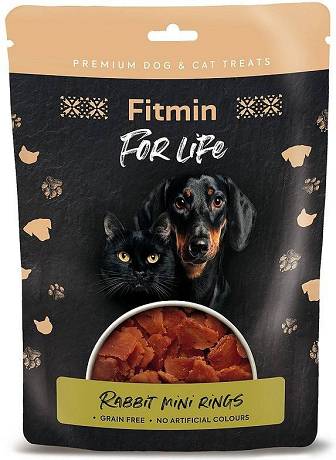 Fitmin For Life Rabbit Mini Rings Przysmak dla psa i kota op. 70g