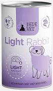 Paka Zwierzaka PEPE Vet Light Rabbit Mokra Karma z królikiem dla psa 400g