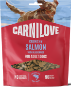 Carnilove DOG Adult Snack Crunchy Salmon Przysmak z łososiem i jagodami 200g