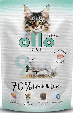Ollo nr 9 Lamb&Duck Mokra Karma z jagnięciną i kaczką dla kota 85g