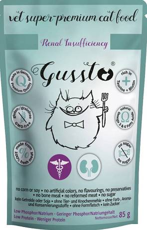 Gussto Vet CAT Renal Karma mokra indykiem i gęsią op. 85g