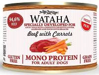 Wataha Mono Adult Beef&Carrots Mokra Karma z wołowiną i marchewką dla psa 185g