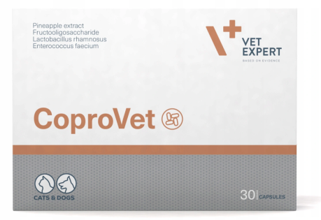 VetExpert CoproVet preparat na wspomaganie trawienia dla psa i kota op. 30 tab.