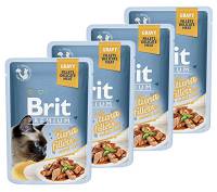 Brit Premium CAT with Tuna Fillets for Adult Cats Gravy Karma mokra z tuńczykiem op. 12x85g PAKIET