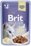 Brit Premium CAT with Beef Fillets for Adult Cats Jelly Karma mokra z wołowiną op. 85g