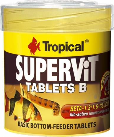 Tropical Supervit Tablets B Pokarm dla ryb 200 tab. WYPRZEDAŻ