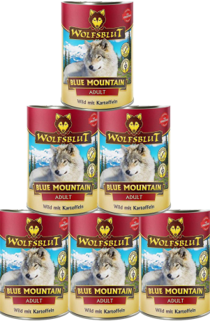 Wolfsblut DOG Adult Blue Mountain Karma mokra op. 6x395g PAKIET