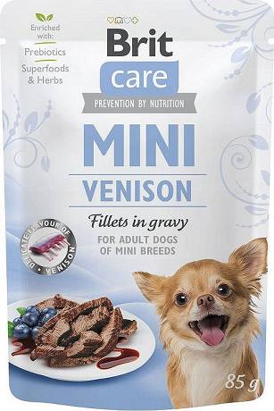 Brit Care Mini DOG Adult Venison Karma mokra z dziczyzną op. 85g