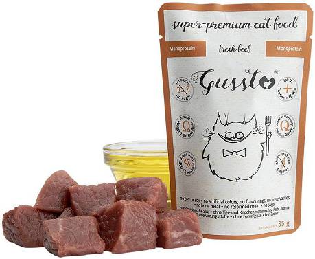 Gussto CAT Fresh Beef Karma mokra z wołowiną op. 85g