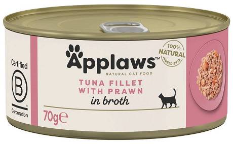 Applaws Natural CAT Food Karma mokra z tuńczykiem i krewetkami op. 70g