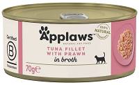 Applaws Natural CAT Food Karma mokra z tuńczykiem i krewetkami op. 70g