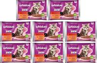 Whiskas CAT Junior Karma mokra klasyczne posiłki (sos) op. 8x(4x85g) PAKIET