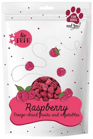 Paka Zwierzaka PEPE Liofilizowana Malina dla psa i właściciela 15g
