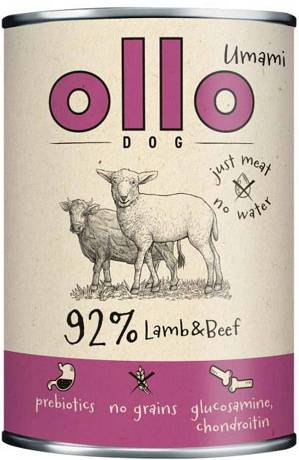 Ollo Umami Lamb&Beef Dog Adult Mokra Karma z jagnięciną i wołowiną dla psa 400g