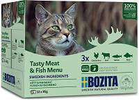 Bozita CAT Tasty Meat&Fish Menu Karma mokra Mix smaków (galaretka) op. 12x85g