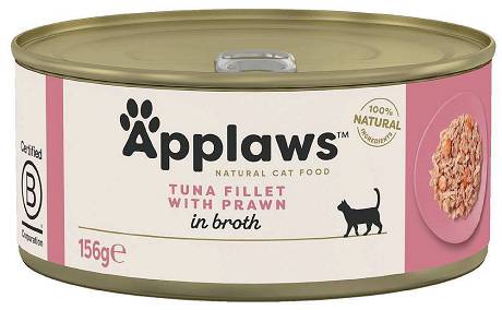 Applaws Natural CAT Food Karma mokra z tuńczykiem i krewetkami op. 156g