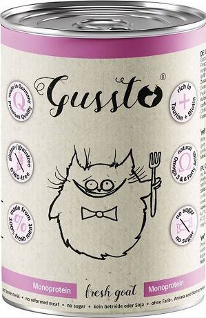 Gussto Fresh Goat Mokra Karma z koziną dla kota 400g