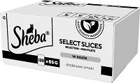 Sheba CAT Selection Select Slices Drobiowe Smaki Karma mokra (sos) op. 120x85g