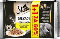 Sheba CAT Delicacy in Jelly Karma mokra kolekcja smaków drobiowych (galaretka) op. 8x85g (1+1 za 50%)