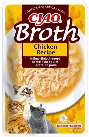 Inaba Ciao Broth Chicken Recipe Karma mokra z kurczakiem dla kota op. 40g