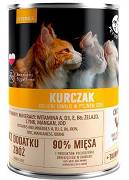 Pet Republic Adult Mokra Karma z kurczakiem w sosie dla kota 400g