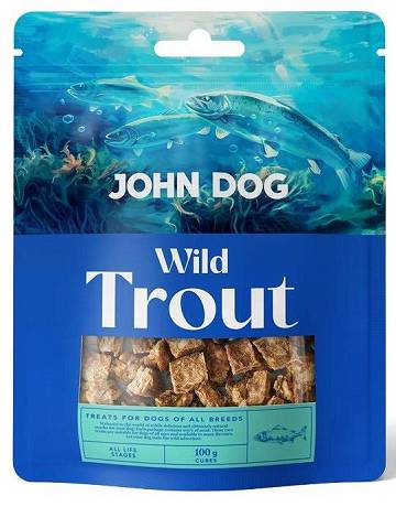 John Dog Wild Fish Trout Przysmak z pstrągiem dla psa 100g