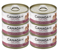 Canagan CAT Tuna with Salmon Karma mokra z tuńczykiem i łososiem op. 12x75g PAKIET