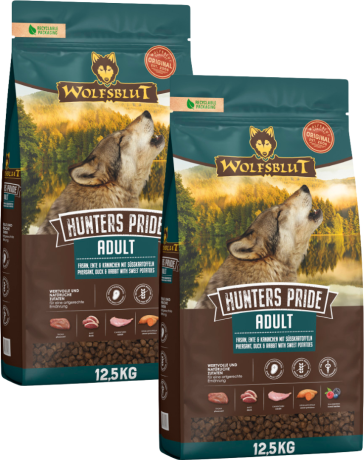 Wolfsblut DOG Adult Hunters Pride Karma sucha op. 2x12.5kg DWU-PAK
