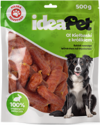 IdeaPet O! Kiełbaski Przysmak z królikiem dla psa 500g