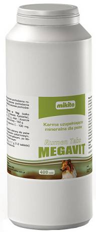 Mikita MEGAVIT Rumen Tabs suplement diety dla psa op. 400 tab.