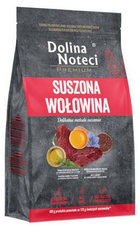 Dolina Noteci Premium Adult Suszona Karma z wołowiną dla kota 2kg