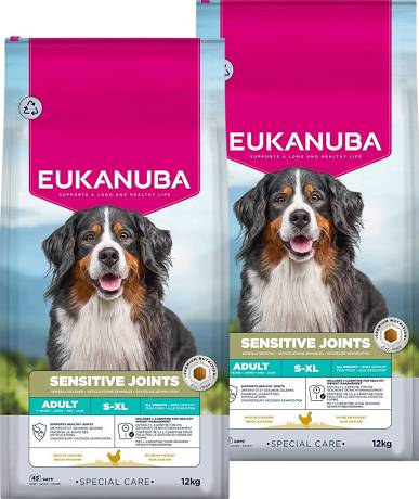 Eukanuba DOG Adult Sensitive Joints Daily Care Karma sucha op. 2x12kg DWU-PAK