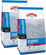 Arion Original DOG Puppy Medium Lamb&Rice Karma sucha z jagnieciną op. 2x12kg DWU-PAK