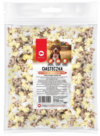 Maced Kosteczki wanilinowe Mix Przysmaków dla psa op. 1kg