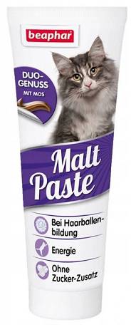 Beaphar Duo Malt Paste Preparat odkłaczający dla kota op. 100g