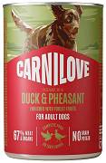 Carnilove DOG Adult Duck&Pheasant Mokra Karma z kaczką i bażantem 400g
