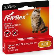 Fiprex Spot On na kleszcze i pchły krople dla kota op. 1 pipeta