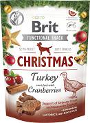 Brit Care Christmas Functional Snack Przysmak Indyk z żurawiną dla psa op. 150g