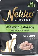 Nekko Supreme Adult Mokra Karma z makrelą i doradą dla kota 70g