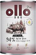 Ollo Plus Wild Boar with Collagen Dog Adult Mokra Karma z dziczyzną i kolagenem dla psa 400g