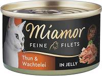 Miamor CAT Feine Filets Karma mokra z tuńczykiem i jajem przepiórki op. 100g