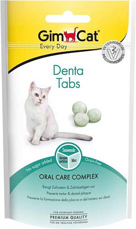 GimCat Denta Tabs Przysmak dla kota op. 40g