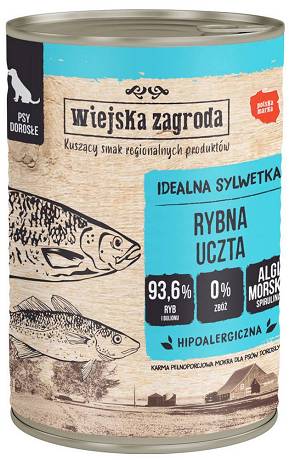 Wiejska Zagroda DOG Karma mokra rybna uczta op. 400g