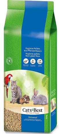 Cats Best Żwirek drzewny Universal dla zwierząt domowych poj. 40l (22kg)