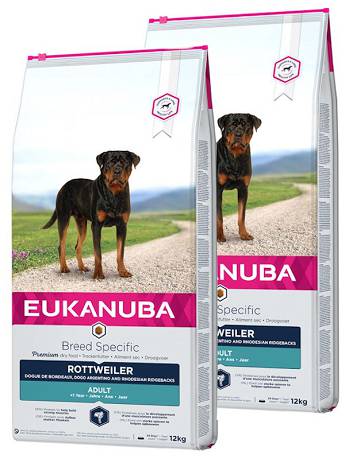 Eukanuba DOG Adult Rottweiler Karma sucha op. 2x12kg DWU-PAK