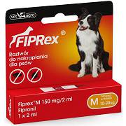Fiprex Spot On Krople dla psa od 10-20kg rozm. M