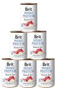 Brit Mono Protein DOG Adult Lamb&Rice Karma mokra z jagnięciną i ryżem op. 6x400g PAKIET