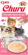Inaba Churu Tuna&Salmon Przysmak z tuńczykiem i łososiem dla kota op. 4x14g